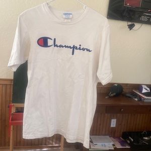 Medium white champion shirt